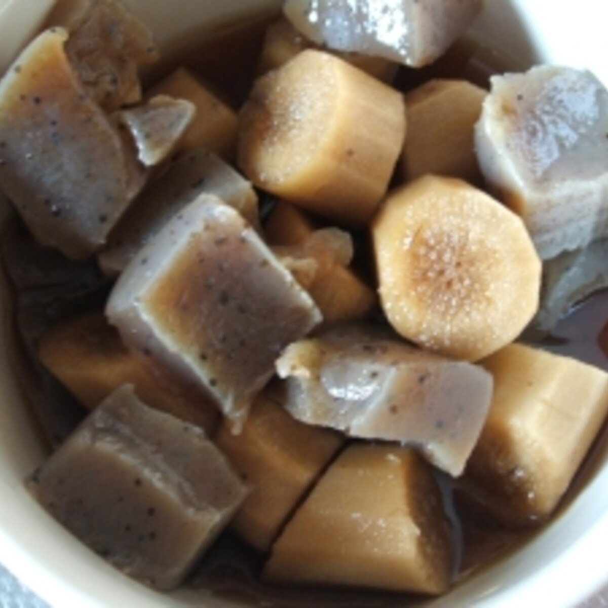 圧力鍋で ゴボウとこんにゃくの甘煮 レシピ 作り方 By Yantasan 楽天レシピ